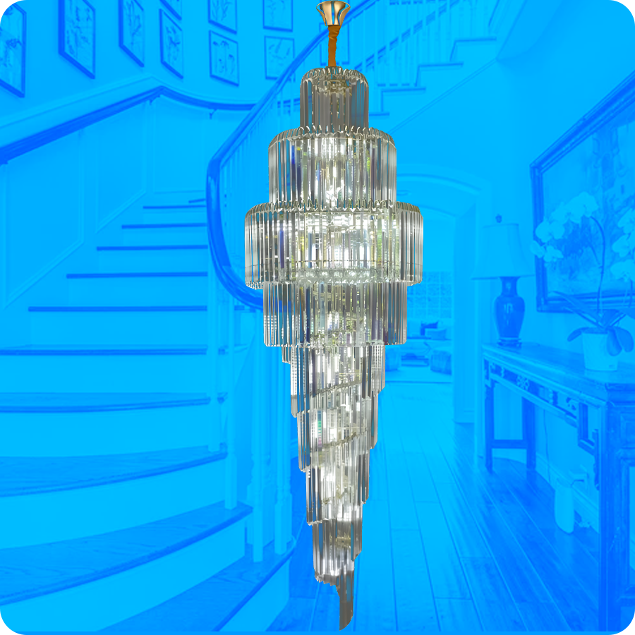 A létraház csillárjai