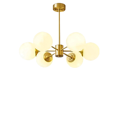 Csillárok földgömbbel