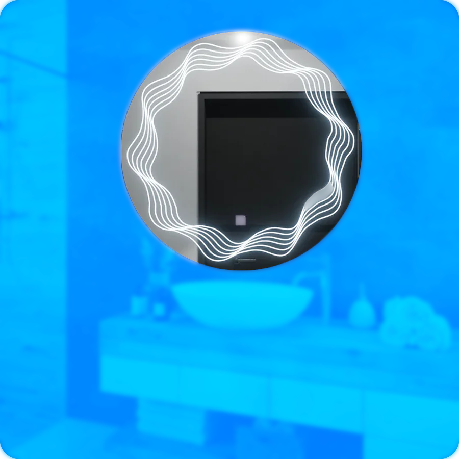 Kerek fürdőszoba tükrök