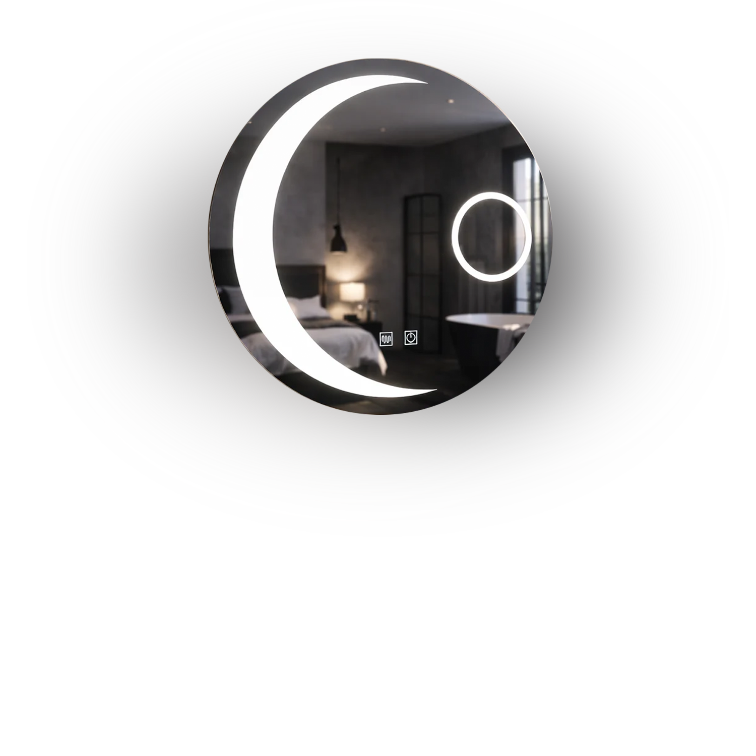 Kerek fürdőszoba tükrök