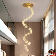 LED Crystal Chandelier Kilkenny Culmino, 144W, semleges fény, 60 cm átmérőjű, arany