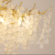 Crystal Chandelier Waltz szerenád, 8xg9, arany, 60 cm, állítható magasság