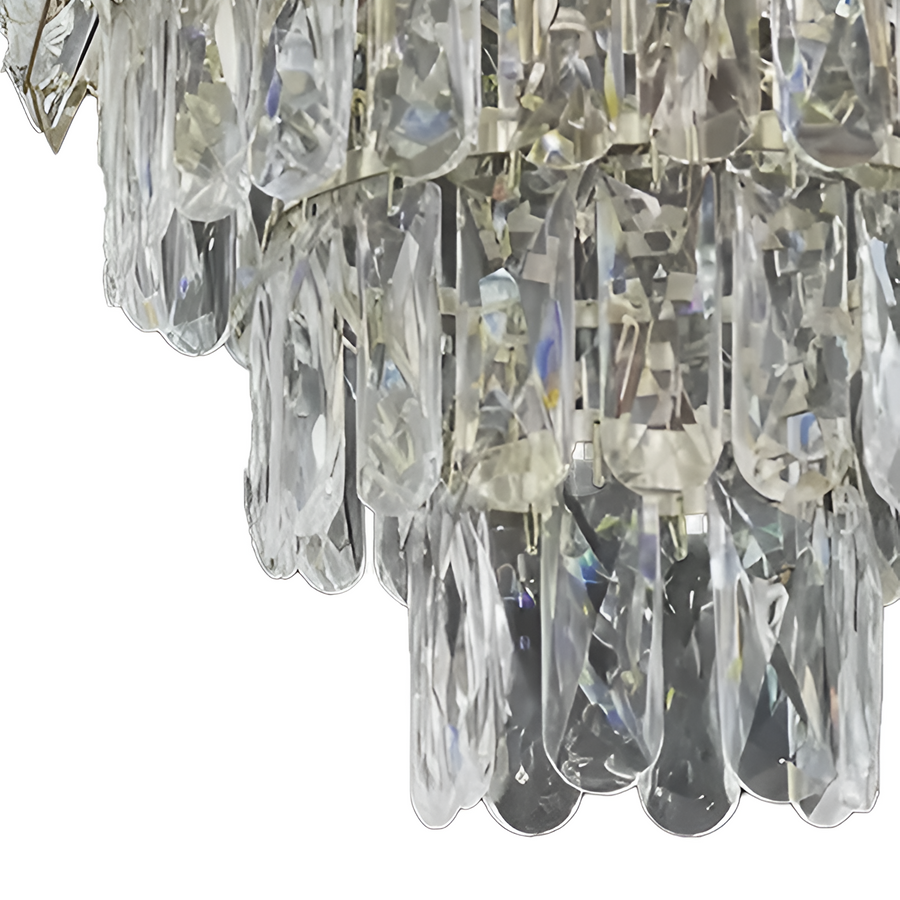 Crystal Chandelier Windsor Petito 3xe27, 30 cm átmérőjű, fényes króm, állítható magasság