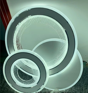 LED LED Nyxora circo, 36W, 3 kör, hideg/forró/semleges fény, fehér