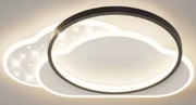 LED -csillár távirányítóval Novia Olyan, 125W, hideg/forró/semleges fény, instabil, fekete
