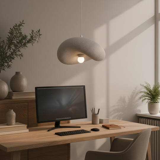 FOAMER Modern csillár Nobile, 39 cm, felfüggesztett, 1 X E27, szürke, fém és hab, állítható magasságú klasszikus csillárok alapértelmezett cím Alessandro Design
