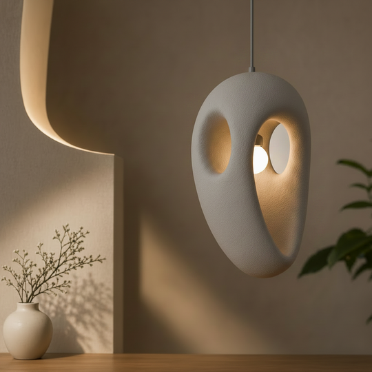 Modern EON Elegance csillár, 49 cm, felfüggesztett, 1 X E27, szürke, fém és hab, állítható magasságú