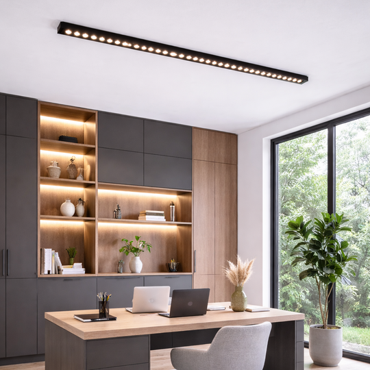 LED lineáris projektor rács Alkalmazott 35W, semleges fény 4000k, 35 forrás, 94x3,5x6,5 cm-es LED mennyezeti lámpák Alapértelmezett cím Alessandro Design