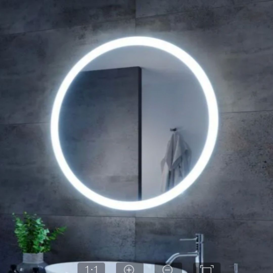 Kerek LED -tükör 70 cm -es noxia érintő rendszer ismeretlen letiltás