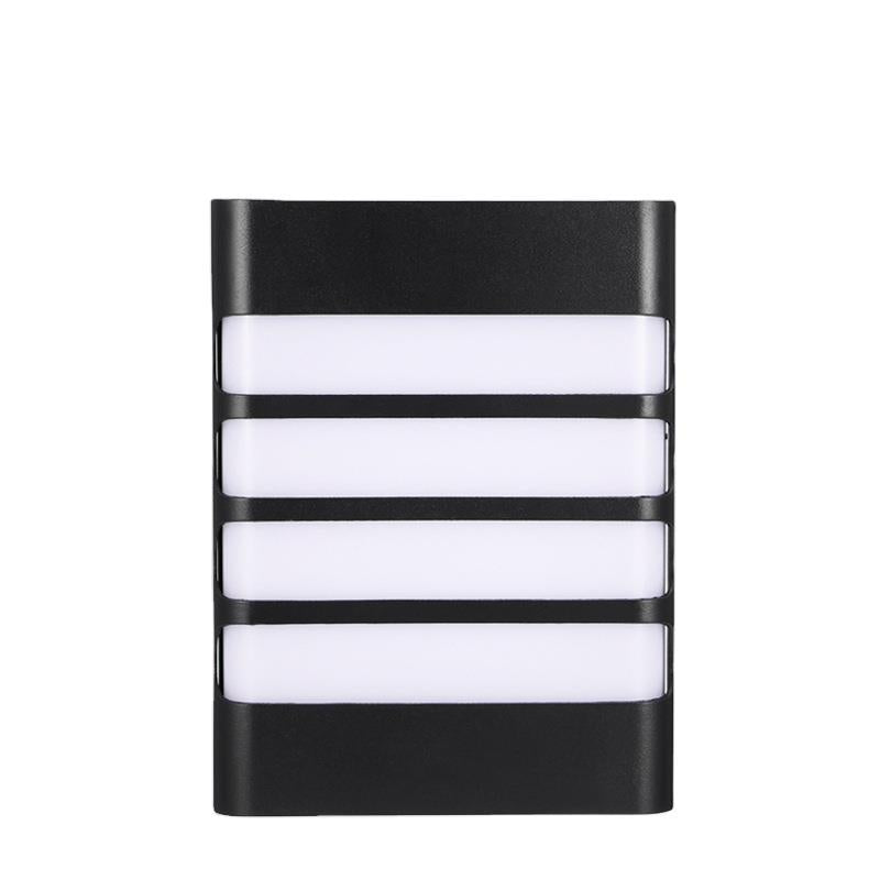 Raisa külső fali lámpa, 18W, 6000K, fekete