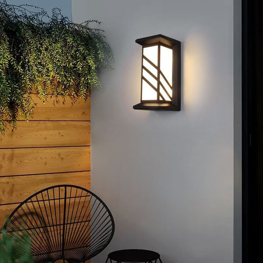Kültéri LED fali lámpa AX140BK 20W Fehér Fekete