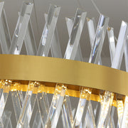 Lorenzo LED -csillár távirányítóval, 54W, DILABLE, 50 cm átmérőjű, arany