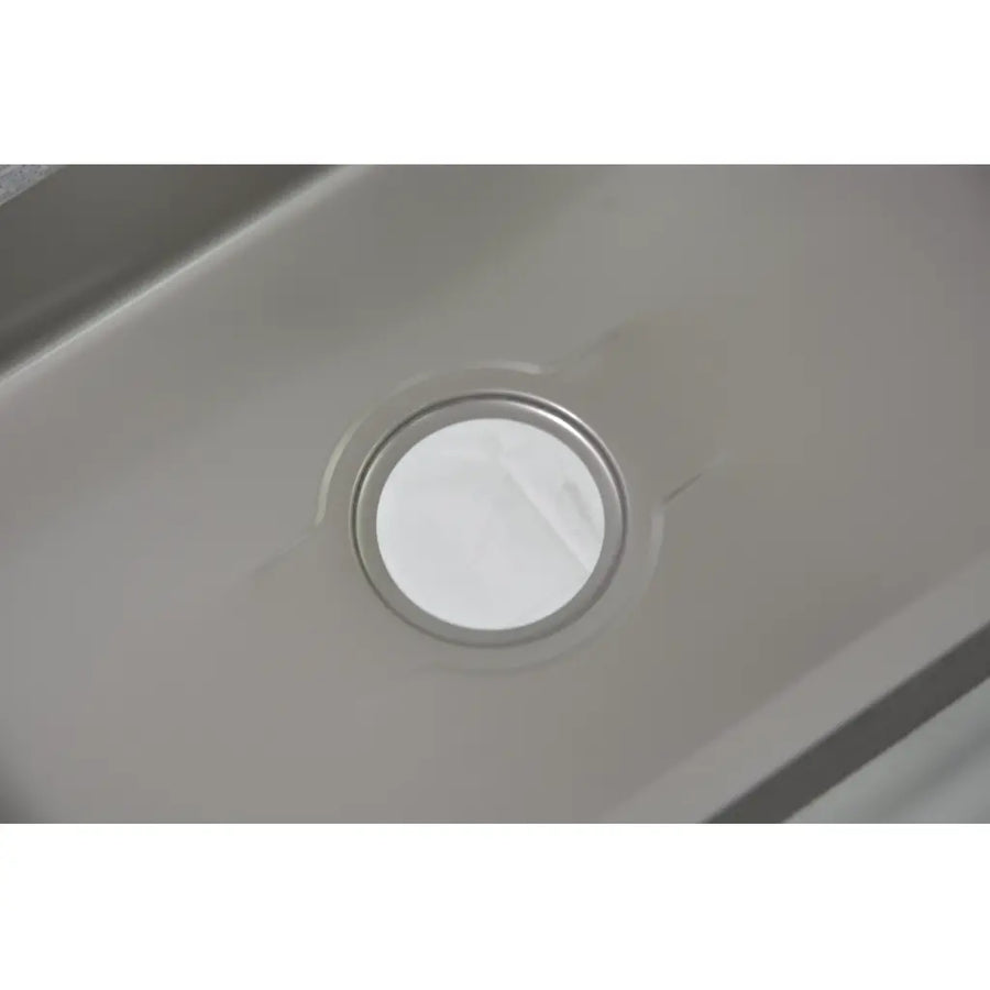 Rozsdamentes acél konyhai mosogató, 50x40x21cm, kiegészítőkkel, szálcsiszolt rozsdamentes