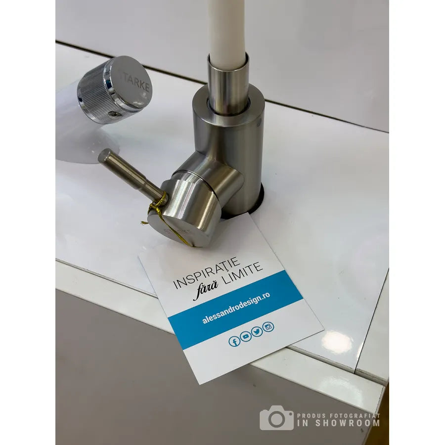 Akkumulátor rugalmas csővel, rozsdamentes acél, szatén és fehér, CF025Wh