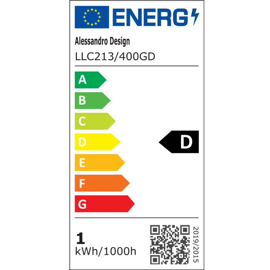 Crystal LED csillár LLC213/400GD kerek, 22W, hideg/meleg/semleges fény, kristály, arany