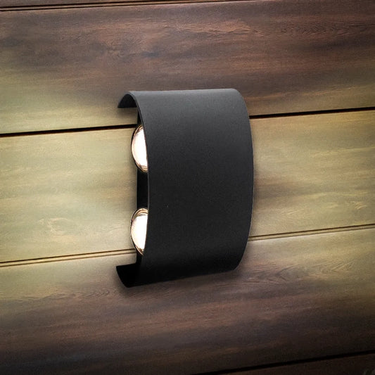 Fantasis A külső és a belső LED, 4 forrás x 1w, ip65, fém, fekete, 3000 ezer