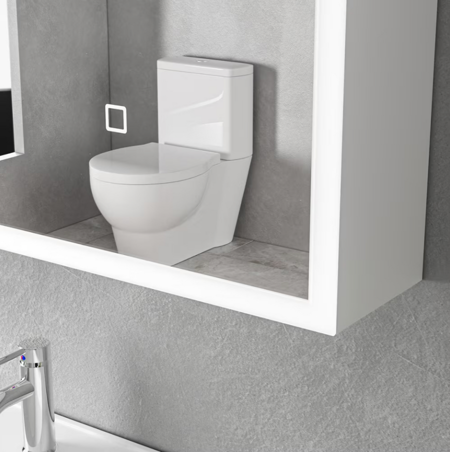 Ingrid szekrény LED tükörrel DBP123 80x70 fehér