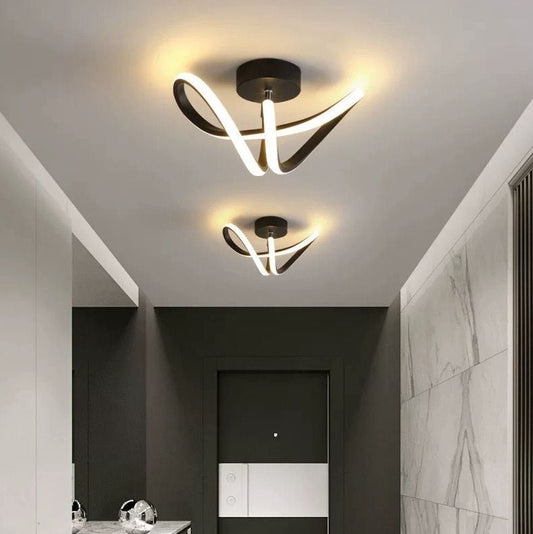 LED LED Vertex Pulse, 24W, hullámos, hideg/forró/semleges fény, fekete