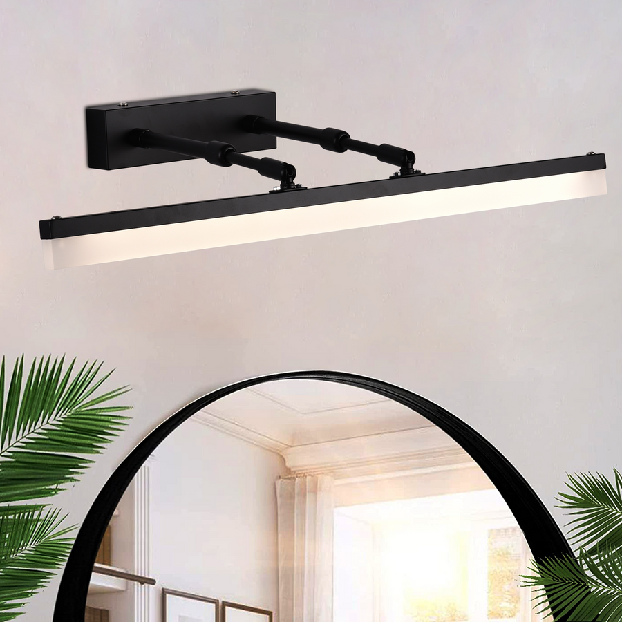 Vigye fel a Bath LED -t, Malawi, 10W, lineáris, semleges fény, fekete
