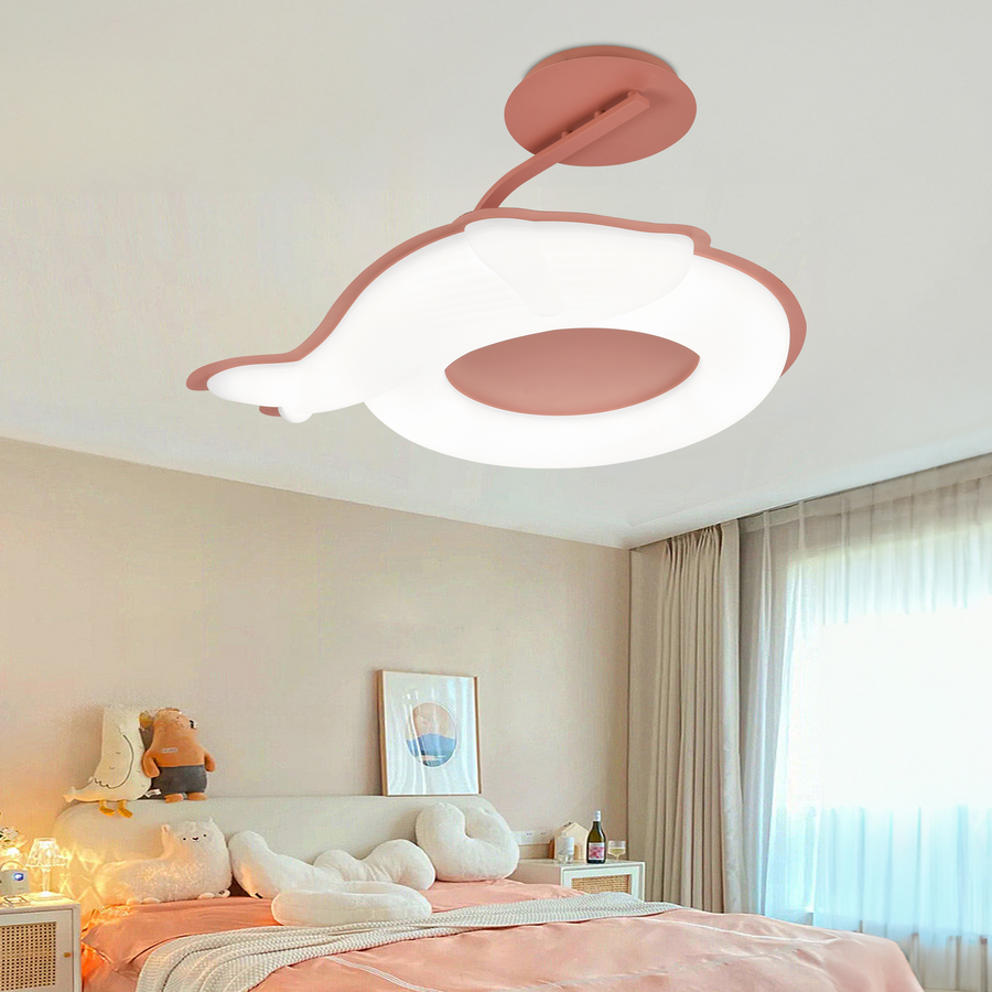 LED LED Sofia, 34W, zöld akril, hónap és csillag alak, 3000k/4000K/6000K