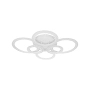 LED -csillár Betty távirányítóval, 82W, 6 kör, hideg/forró/semleges fény, instabil, fehér