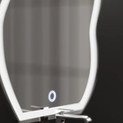 Organic LED -tükör 50x70cm, érintőforma, letiltási rendszer, Daisy