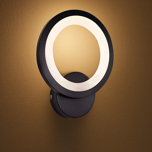 LED fali lámpa 14W Black BETTY - Semleges fény hálószobába és irodába