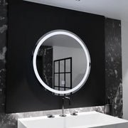 Kerek LED -tükör, 70 cm, alapvető érintés