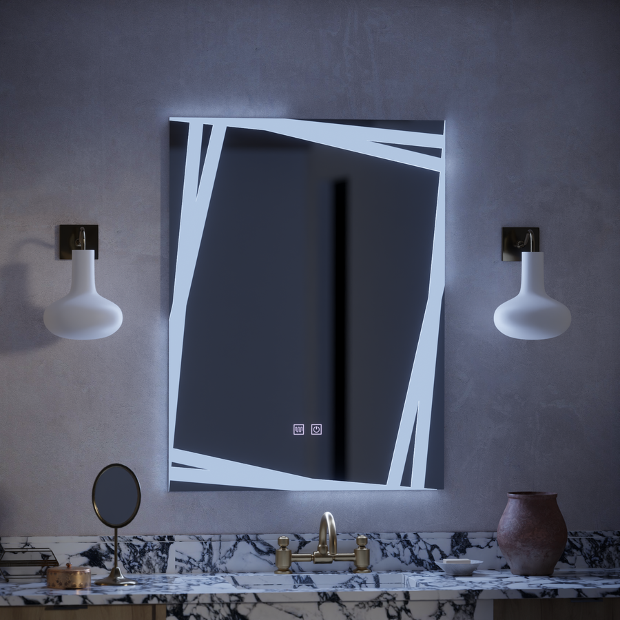 Mirror LED Touch Infinitum rendszer 60x80 cm -re leolvasztva