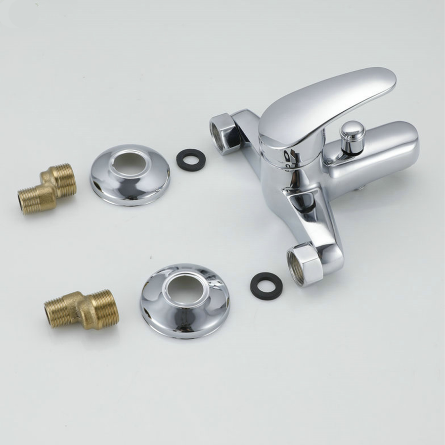 Akkumulátorfürdő, zuhany és tömlő tartalmazza, ötvözet, kerámia patron, króm, CD001