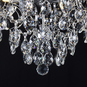 Crystal Chandelier fiamma, 6x E14, 45 cm átmérőjű, arany
