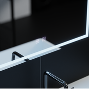 Téglalap alakú LED -tükör, 70x50 cm, érintse meg az Umbria -t, a szennyeződéses rendszer, Dimable