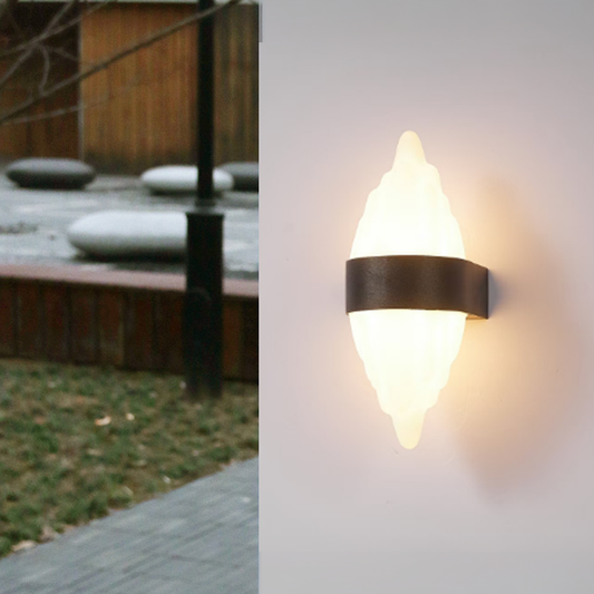 Kültéri LED fali lámpa ICEBERG 10W fém IP65 fekete