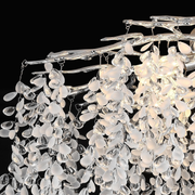 Crystal Chandelier fiamma, 6x E14, 45 cm átmérőjű, arany