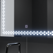 Tükör LED téglalap alakú 80x60cm Stella alapvető érintés