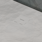 Téglalap alakú zuhanyozás 80x120 cm, vékony 3 cm, fényes fehér