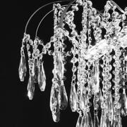Crystal csillár CC9324/5CH, 5x E14, átmérő 49cm, króm
