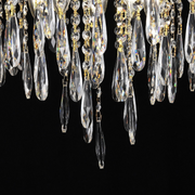 Crystal Chandelier fiamma, 6x E14, 45 cm átmérőjű, arany