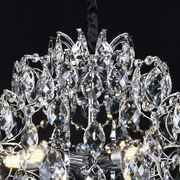 Crystal Chandelier fiamma, 6x E14, 45 cm átmérőjű, arany