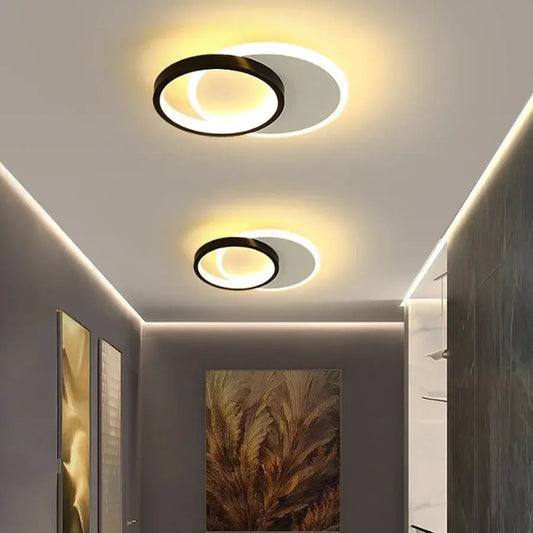 Vigyen fel 27W LED LED, 2 kör, hideg/forró/semleges fény, fekete -fehér