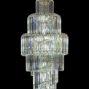 Crystal Chandelier Windsor Altiora, 60 cm átmérőjű, 1800 cm magasság, fényes arany, állítható magasság, elegáns kialakítás