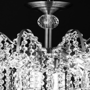Crystal csillár CC9324/5CH, 5x E14, átmérő 49cm, króm