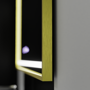 Téglalap alakú LED -tükör, 100x65 cm, Royale Gold Motion Glow Marcello, Osztály- és Hőmérő, Dimable
