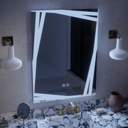 Mirror LED Touch Infinitum rendszer 60x80 cm -re leolvasztva