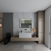 LED tükör érzékelő mozgásglow rosaliia 80x60 cm hideg fény/hideg/neutra dimable rendszer Merométer helyettes hőmérő Marcello Funghhi kollekció