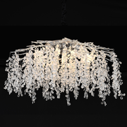 Crystal Chandelier fiamma, 6x E14, 45 cm átmérőjű, arany