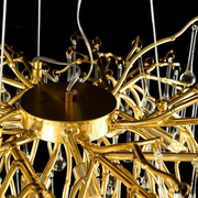 Crystal Chandelier Waltz Rhapsody, 9x G9, arany, 60 cm, állítható magasság