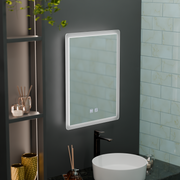 Mirror LED Touch Alecsidra -szigorú rendszer 45x60cm