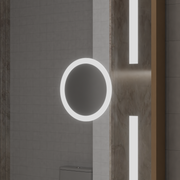 LED -érzékelő mozgásgátló Sofia érzékelő tükör leolvasztási funkcióval hőmérő 110x65 cm meleg/hideg/neutra méretű fény, rózsa arany keret, marcello funghi kollekció