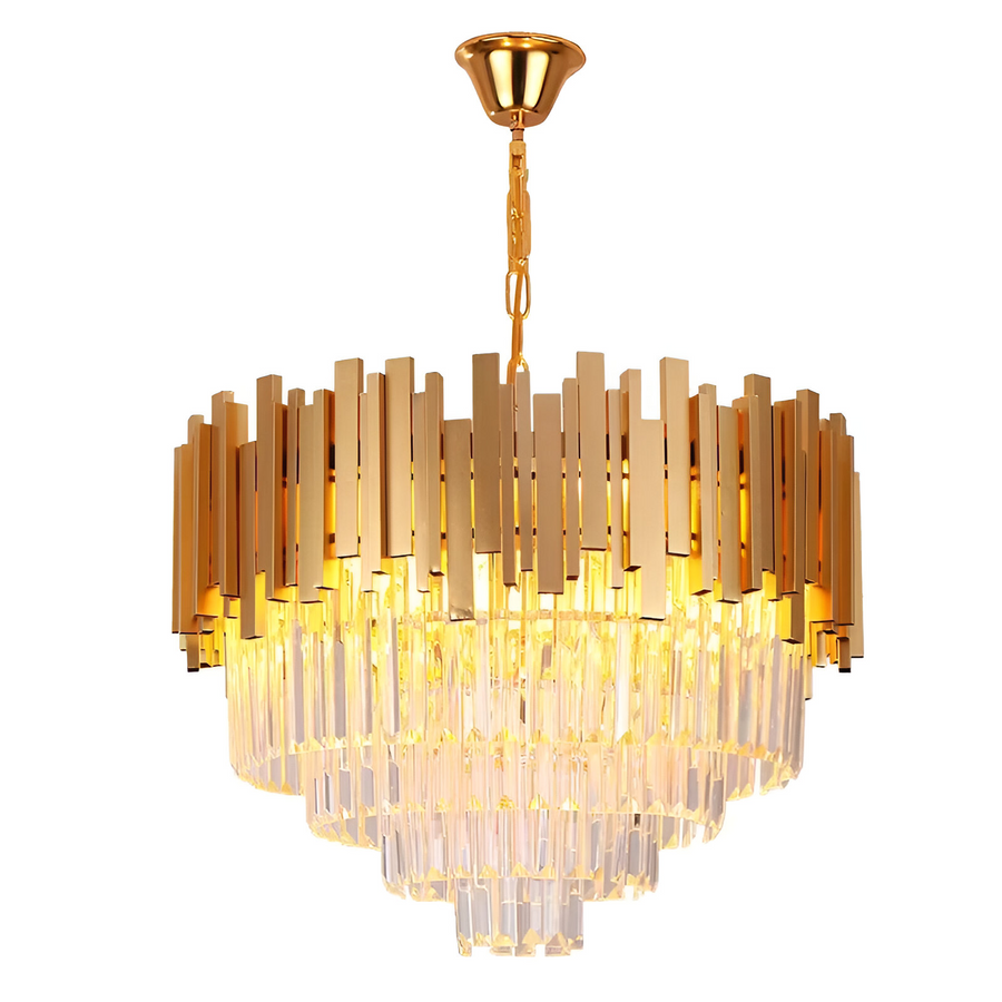 Magno Balmoral Crystal Chandelier, 9x E14, 60 cm átmérőjű, arany, állítható magasság